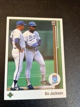 BO JACKSON 1989 Upper Deck Baseball Card #221 Kansas City Royals - $4.85