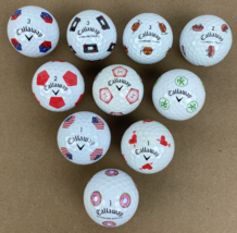 Lot of 10 x TRUVIS Callaway Chrome SERIES TURNBOX Golf Ball Hot Dog Burg... - $49.49