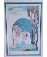 Georges Barbier La Terre Offset Framed Poster MFA Museum of Fine Arts Bo... - $64.30