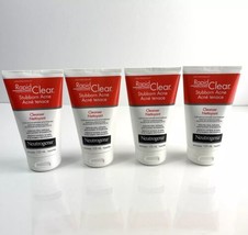 4x Neutrogena Rapid Clear Stubborn Acne Cleanser Face Wash 125ml (5oz) Paste - $71.21