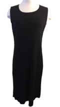 Exclusively misook Solid Black Sleeveless Midi Length Vintage Career Dre... - £21.78 GBP