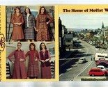 The Home of Moffat Weavers 3 Panel Postcard Moffat Dumfriesshire Scotland - $21.75