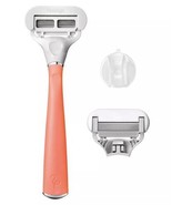 Flamingo Women&#39;s 5-blade Razor with Replacement Blade Cartridge - Pomelo - $20.28