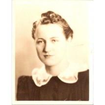 Vintage Black and White Portrait Photo of Marie Frankenfield, Teacher at Churdan - £6.29 GBP