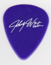 JOHNNY WINTER signature GUITAR PICK PURPLE RIP JDW BLUES GREAT Collectible - £39.95 GBP