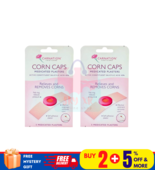 2 X Carnation Footcare Corn Caps 5&#39;s Medicated Plasters - $318.53 MXN