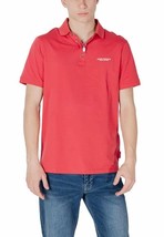 Armani Exchange Men Polo Red Designer Shirt Logo 2025 Collection - $1,423.20 MXN