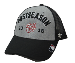 '47 Washington Nationals MLB Postseason Cap Adjustable Meshback Baseball Hat - $18.95