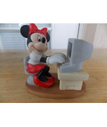 Disney Minnie Mouse Computing Figurine - $25.00