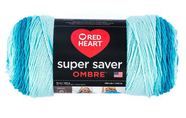Red Heart Super Saver Ombre Yarn, 10 Oz, Scuba - $13.95