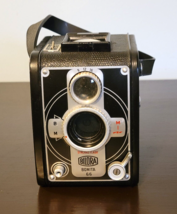 Vintage 1950&#39;s Bilora Bonita 66 Synchro Flash Medium Format Box Camera PM - £47.33 GBP