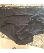 POLO RALPH LAUREN LOGO MEN&#39;S BLACK 100% COTTON BRIEFS 54 BIG &amp; TALL 1 PA... - €8,52 EUR