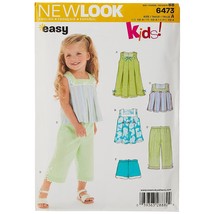 New Look Sewing Pattern 6473 Toddler Separates, Size A (1/2-1-2-3-4) - £13.46 GBP