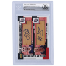 Jason Kidd &amp; Richard Jefferson New Jersey Nets Autographed 2004-05 Upper Deck - £134.52 GBP