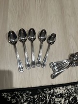 5 Gibson Beaded Acade 18/0 Stainless Oval Tablespoons 7.25”L Flatware 2 Lots 5 - £19.33 GBP