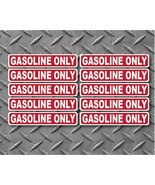 10x Gasoline Only Vinyl Decals - Indoor Outdoor Thick 6 Mil Vinyl Longla... - $91.65 MXN