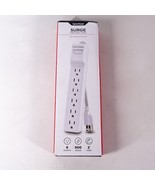 Cyber Power Strip Surge Protector w/ Braided Cord 6 Outlets 500 Joules W... - £8.72 GBP