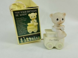 Precious Moments Birthday Series May your Birthday be Warm Bear For Baby... - £5.50 GBP