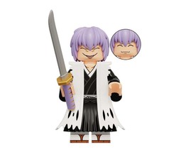 Single Sale Gin Ichimaru Cartoon TV Show Anime Bleach Minifigure Block Toys - £4.93 GBP