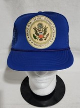 White House Foam Mesh Snapback Trucker Hat White Patch Throwback Cap - $17.61