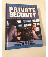 Introduction to Private Security by Kären M. Hess - $365.98 MXN