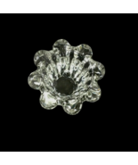 Vintage Crystal Votive Candle Holder or Taper Candle 1 Piece Candleholder - £11.87 GBP