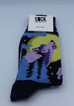 Sock It To Me Socks - Mens Crew - 6 Wolf Moon - Size 7-13 - $13.09