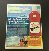 VTG 1979 Lavorish Refreshing Bold Breath Refreshment Mouthwash Print Ad ... - £14.88 GBP