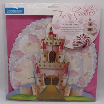 Eddingtons Fairy Castle 3 Tier Cardboard Cupcake Stand Brand New - $9.99