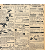 1969 Hammers &amp; Chisels 1901 Repro Advertisement Sears Tools &amp; Hardware D... - €17,06 EUR