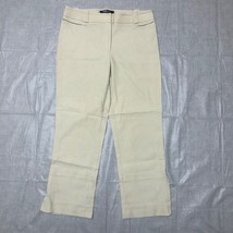 Tribal Ankle Capri Pants Womens 8 Tan Stretch Front Pockets - £10.58 GBP