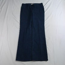Soft Surroundings Medium Pull On Bootcut Dark Stretch Denim Womens Jeans - £14.91 GBP