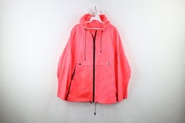 Ilse Jacobsen Hornbaek Womens 44 Distressed Packable Hooded Raincoat Jac... - $740.43 MXN