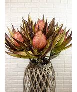 Set of 6 Realistic Artificial Botanica Faux Plants Thistle Fern Grass Le... - $178.37 CAD