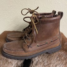 Polo Ralph Lauren Polo Country Ranger Women 7.5AA Brown Leather Boots RL... - $54.89