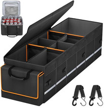 Car Trunk Organizer and Storage with Lid &amp; Removable Leakproof Cooler Ba... - £139.02 GBP