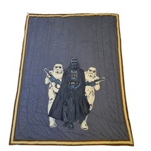 Pottery Barn Star Wars Darth Vader Storm Trooper Twin Quilt Comforter 2012 86x68 - $96.57