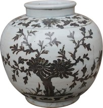 Jar Vase Yuan Dynasty Flower Floral Open Top Colors May Vary Blue White - £323.50 GBP