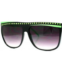 NEW Snooki by Nicole Polizzi ROCK CANDY Neon GREEN Sunglasses 105-SNP-10 - £15.57 GBP