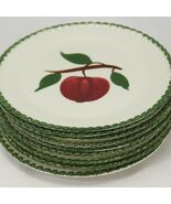 Blue Ridge Quaker Apple Bread Plates 6-1/4&quot;  Lot of 9 - $33.57 CAD