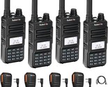 4 Pack Gm-30 Gmrs Radio Handheld + 4 Rs22 Remote Speaker Mic + 2 Program... - $305.99