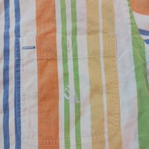 Nautica Men's Multicolor Stripes Cotton Button-Down Collar Shirt Short Sleeve M image 6