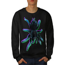 Wellcoda Spider Tarantula Art Mens Sweatshirt, Scary Casual Pullover Jumper - £23.86 GBP+
