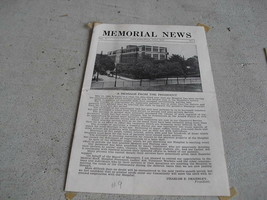 1943 Booklet Memorial News Philadelphia PA LOOK - £17.13 GBP