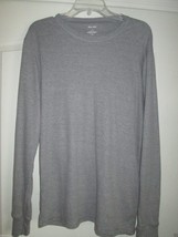 Nordstrom Rack Crewneck Long Sleeve Men’s Thermal T-Shirt Gray L UPC82 - £7.73 GBP