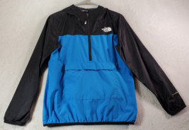 The North Face Jacket Girls Size Large Blue Black 100% Nylon Long Sleeve 1/2 Zip - £18.39 GBP