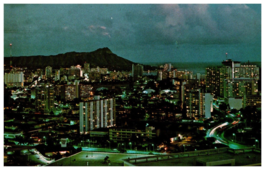 La Ronde Revolving Restaurant Honolulu Hawaii Postcard Posted 1969 - £5.92 GBP