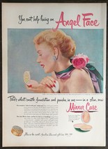 Vintage 1951 Pond&#39;s Angel Face Power Mirror Case Full Page Original Ad 823 - £5.57 GBP
