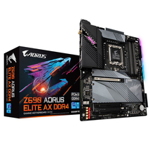 Gigabyte Z690 Aorus Elite AX DDR4 Intel LGA 1700 ATX Motherboard  - $169.99