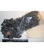 Black Obsidian 1 pound bag rock Colorado Quarries rough tumbler tumbling... - $30.18